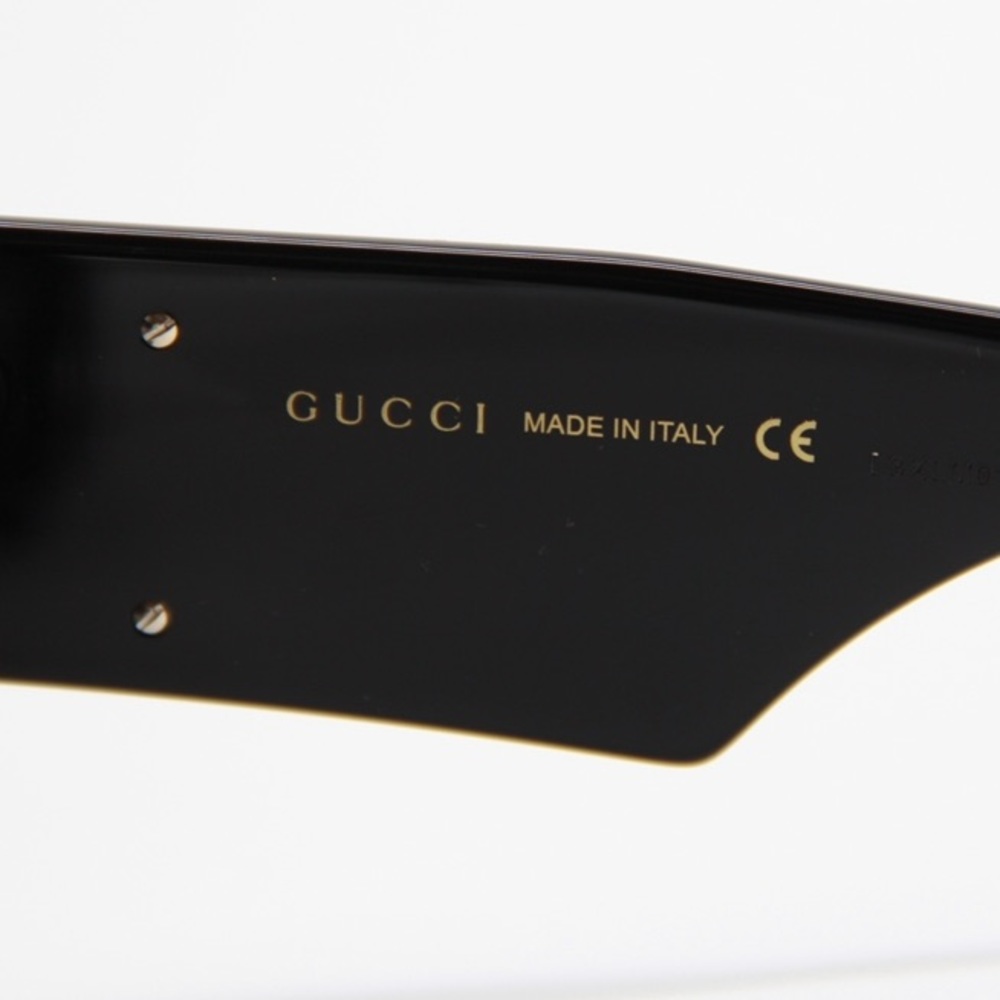 NEW GUCCI GG0956S 003 BLACK OVERSIZED WOMEN’S SUNGLASSES GUCCI - Picture 11 of 14